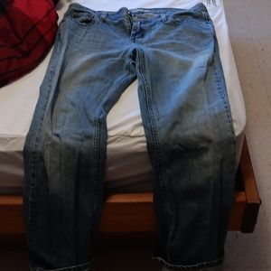 American Eagle Outfitters blue jeans
